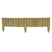 Valla de madera impregnada Rollborder