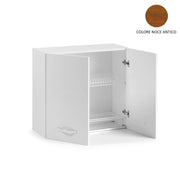 Escurridor de platos modular de nogal mueble alto para cocina Cm 80 Cm 80x32xH 72