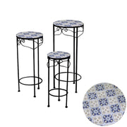 Columna de mosaico de metal Cagliari