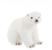 Peluche Orso Alaska Seduto Bianco S - 3x