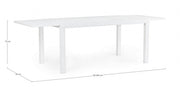Mesa All.Hilde 160-240X90 Blanco Ld30