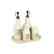 ACEITE - VINAGRE - PIMIENTA - SAL DULCE SET C