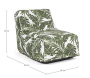 Chaise longue exótico hinchable