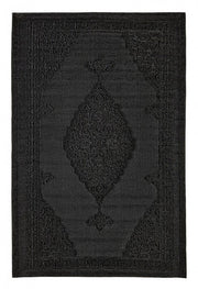 Alfombra Delbar Negra 120X180