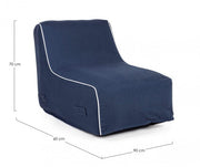 Chaise Longue Rihanna Hinchable Azul