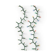 Kaemingk 1000 luces navideñas LED de color blanco cálido y multicolor, efecto centelleante