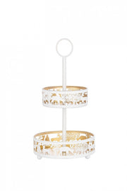 Alzatina 2P Whitley Bianco 2x