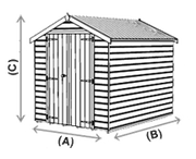 Casetita de Jardín Darwin 6x4 Marrón Keter