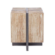 Taburete industrial metal madera Garrett 45h cm