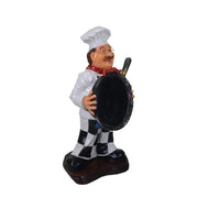 Cocinero de resina con bandeja de apoyo 30 x 44 x h 77 cm