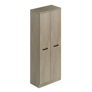 Mueble zapatero multiusos de barro con 6 estantes y dos puertas cm h182x71x38