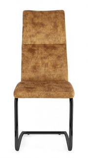 4x Silla Thelma Terciopelo Amarillo