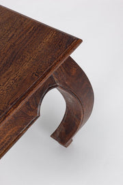 Mesita Jaipur opium de madera estilo fusión cm 130x70