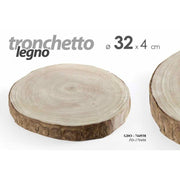 Tronco de madera por decoración 32 x 4 h cm