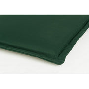 Cojín para banco de tres plazas Verde oscuro POLY180 153x48x h3 cm