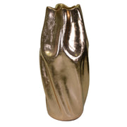 Florero de resina dorada cm ø45h100