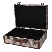 Maleta ecopiel 1-3 globos rectangulares cm40x30h14