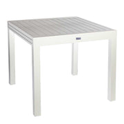 Mesa extensible de aluminio blanco Sullivan