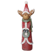 Reno resina led rojo cm22,5x16h65,5