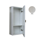 Olmo mueble alto de baño multiusos 1 puerta con estante interior 30x17xh.70 cm