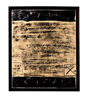 Óleo sobre lienzo multicolor y bastidor de madera 100x120 cm