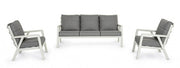 Juego de salón de 3 piezas con cojines Truman Lunar