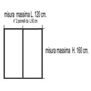 Mosquitera ECCO MAGNET 120X160 BLANCO X FINEST