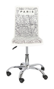 Silla de oficina Young Paris polipiel 42,5 x 40 x 87 cm