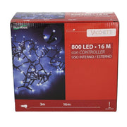 Controlador de luz de alambre 800 led multicolor cm1600 al. uso externo fijo