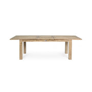 Mesa de exterior rectangular en madera de teca FSC cm 200 - 260x 100x h 78