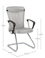 2x Silla de Oficina C-Br Kingston Grey