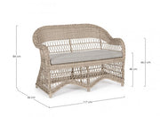 Júpiter Nuevo Sofá C-C De 2 Plazas