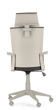 Sillón de oficina de tela negra Gordon