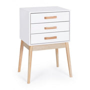 Cómoda ORDINARY blanca 3 cajones 68h cm