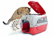 Transportador Tour Bordeaux 52x33 cm - Ideal para Perros Pequeños, Gatos y Conejos