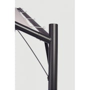 Cenador domo para el jardín gris antracita 3,5x3,5xh 260 cm