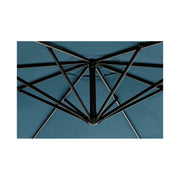 Paraguas de jardín con 360 ° Texas Arm 300x H260 Antracita/Peacock