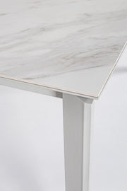 Mesa extensible Briva blanco gris