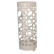 Paragüero redondo de metal crema cmø19h49