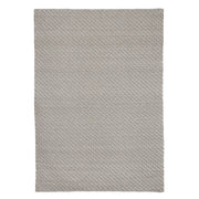 Moqueta exterior gris de fibra sintética tejida a mano 230x350