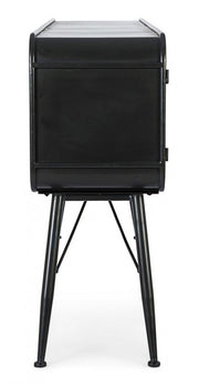 Aparador con 3 puertas y 2 cajones en metal estilo vintage