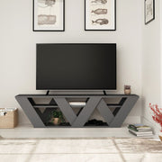 Soporte para TV Ralla Antracita 158x30x40h