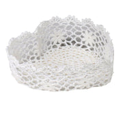 Cesta encaje corazón cm29x27h7