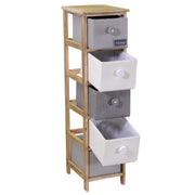 Mueble Brenda con 5 cajones cm26x32xh98