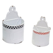 Rejilla metálica 1-2 blanco rojo negro cm19x12,5h17-30,5