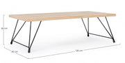 Mesa de centro industrial de estilo vintage DISTRICT 120x60x h36 cm