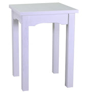 Mesa expositora madera blanca Nantes cm154x46xh100