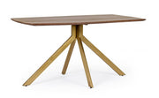 Mesa de madera estilo vintage para 6 personas 150x90