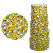 Caja cartón 1-5 búhos cmø40,5x17,8