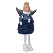 Ángel en tela azul cm23x15h51